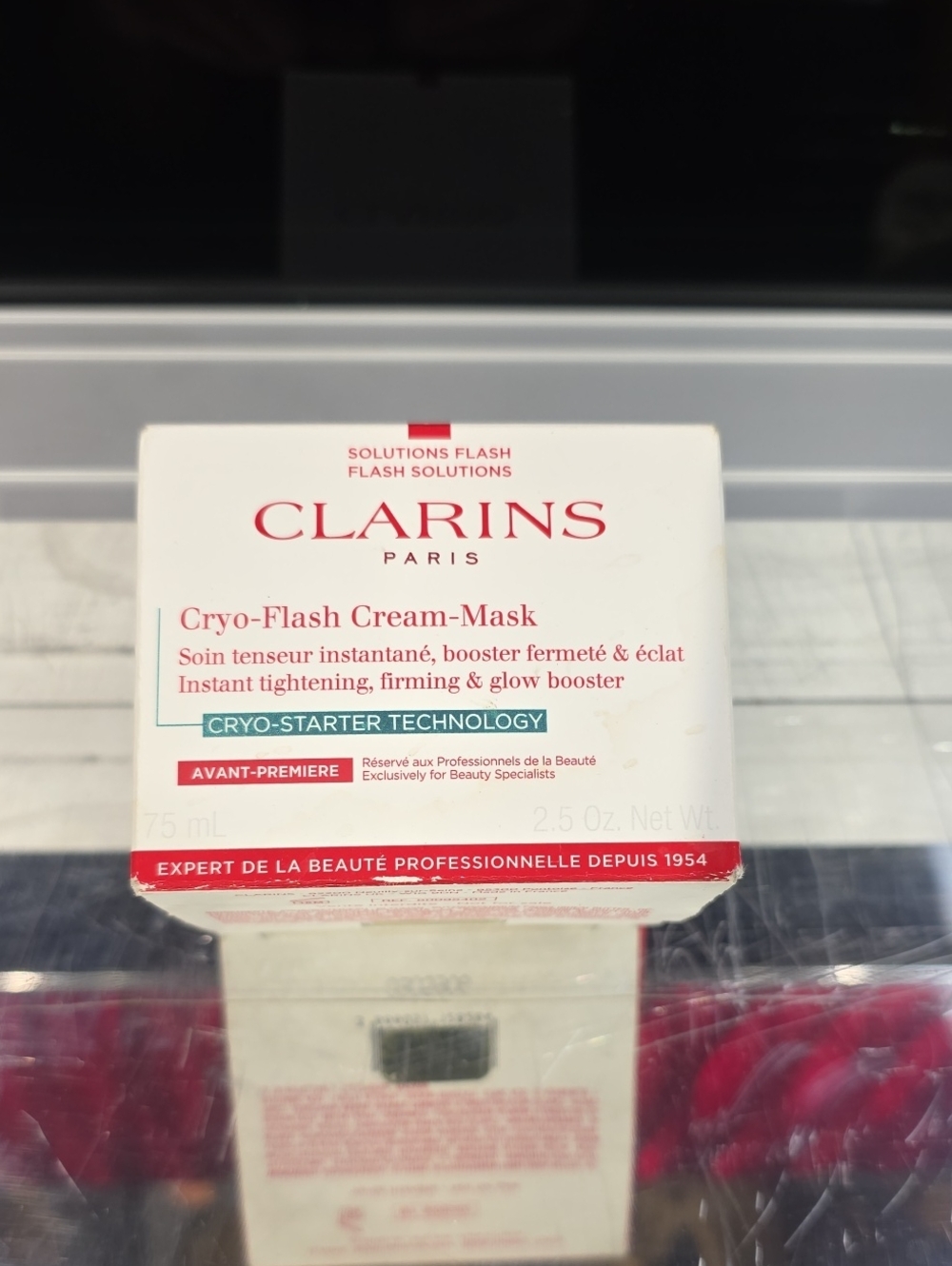 Clarins Cryo-Flash Cream-Mask 2.5 Oz 75mL New with Box